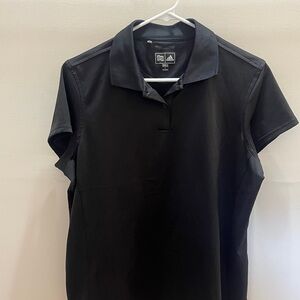 Adidas Women's Black Polo Shirt